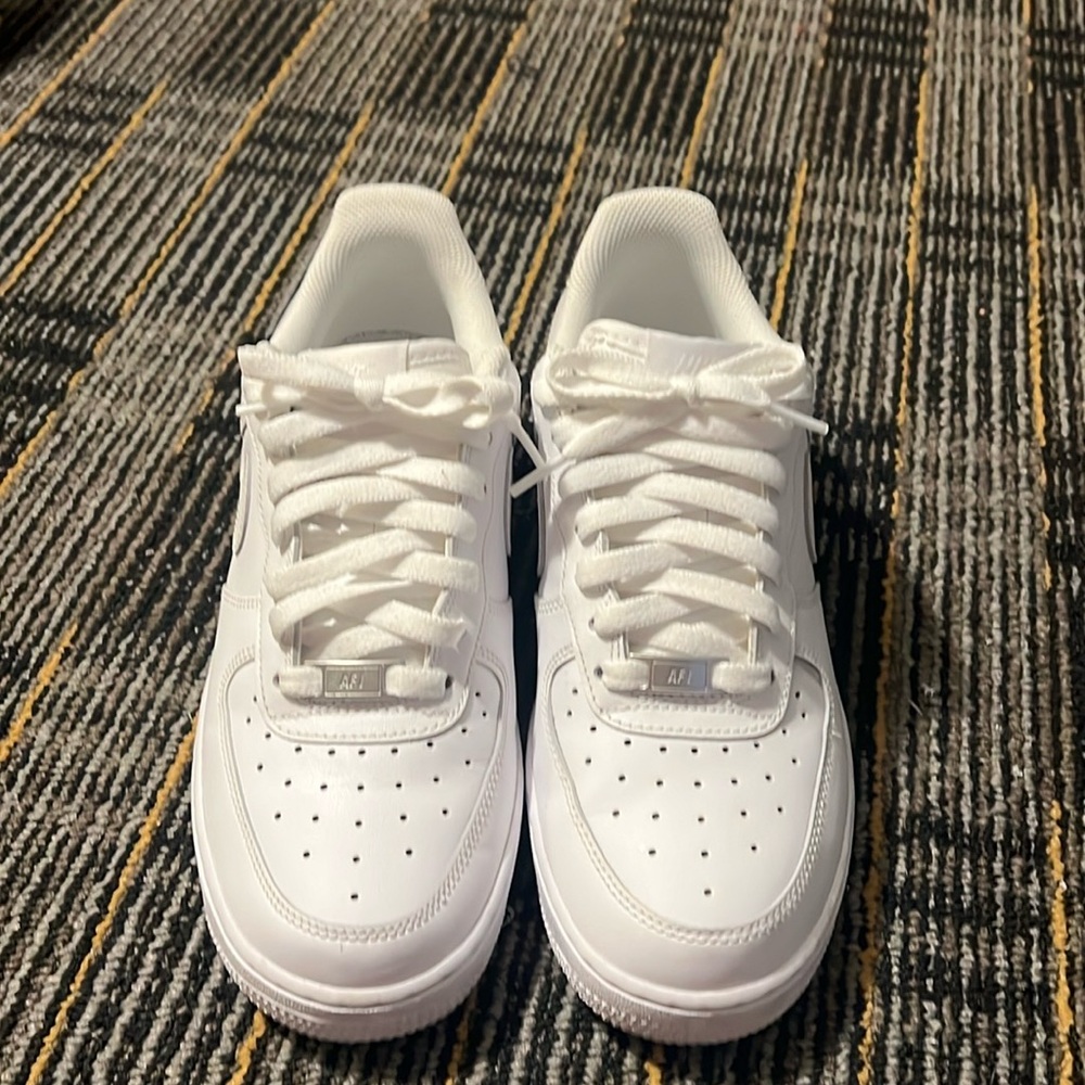 White Air Force ones size 8 women’s